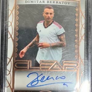 2022 Leaf Trinity - Dimitar Berbatov - #CA-DB1 - Clear Bronze Autograph 21/49