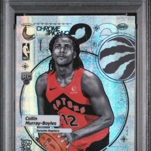 2025 Topps Chrome Basketball - Collin Murray-Boyles #PD-24 - Patented Short Print Insert - PSA 9