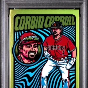 2024 Topps Chrome Baseball - Corbin Carroll #UV2 - Ultraviolet All-Stars - PSA 9