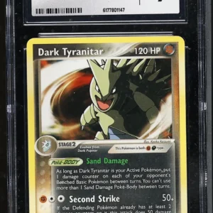 Dark Tyranitar 20/109 EX Team Rocket Returns - Pokemon (2004) - CGC 8.5