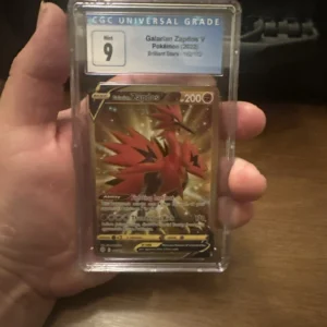 Galarian Zapdos V - Pokemon (2022) - Brilliant Stars - 182/172 - CGC 9