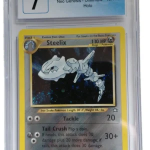 Steelix - Pokemon (2000) - Neo Genesis - Unlimited - 15/111 - Holo - CGC 7