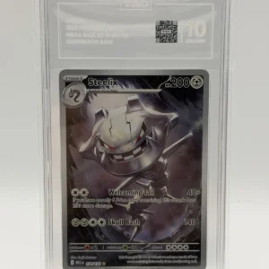 Steelix - 2025 Pokemon Mega Evolution - Mega Base Set #150/132 - Illustration Rare - TAG 10