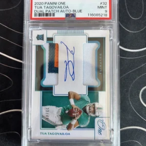 2020 Panini One - Tua Tagovailoa 32 - Blue /49 - CSG 10