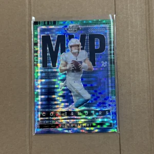 2021 Panini Contenders Optic - Chargers Justin Herbert MVP-JHE - SP Green Pulsar #d /30