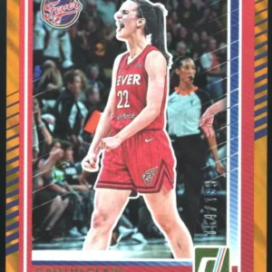 2025 Panini Donruss WNBA Basketball - Caitlin Clark #47 - Orange Lava /199