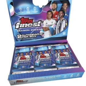 2025-26 Topps UEFA Club Competitions Finest Soccer Hobby Box