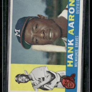 1960 Topps Baseball - Hank Aaron #300
