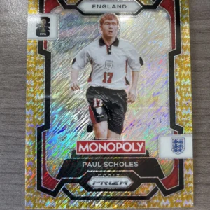 2026 Panini Prizm Monopoly FIFA World Cup - Paul Scholes #24 - Gold Big Money Shimmer 247/500
